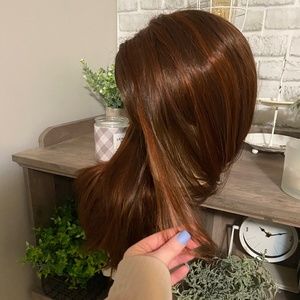 Henry margu vanity wig auburn red copper